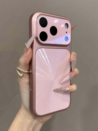 Luxury Glitter Lens Protection Aurora Laser Phone Case Compatible With IPhone 17 Pro Max 17 Pro 17 16 15 14 13 Pro Max Anti-Drop Frame Soft Shockproof Back Cover