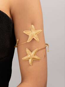 1pc Niche Design Women's Adjustable Open Bangle, Versatile High-End Accessory - 05 - View 5