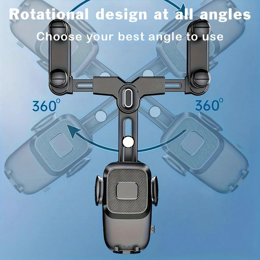 Creative Multifunctional Car Phone Holder, Retractable & Rotatable Car Navigation Mount, New Design