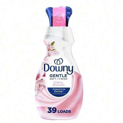 Gentle Soft + Fresh Liquid Fabric Softener, Cherry Blossom Scent,26 Fl Oz, 39 Loads| Mild Formula Nourishes Fibers For A Fluffy, Skin-Friendly Touch. Delicate Cherry Blossom Scent Lingers Long, Leaving Clothes Fresh And Pleasant. Reduces Static, Minimizes Wrinkles And Maintains Fabric Brightness. Works With All Washable Fabrics And Washers. 138-Load Capacity Meets Daily Family Needs.