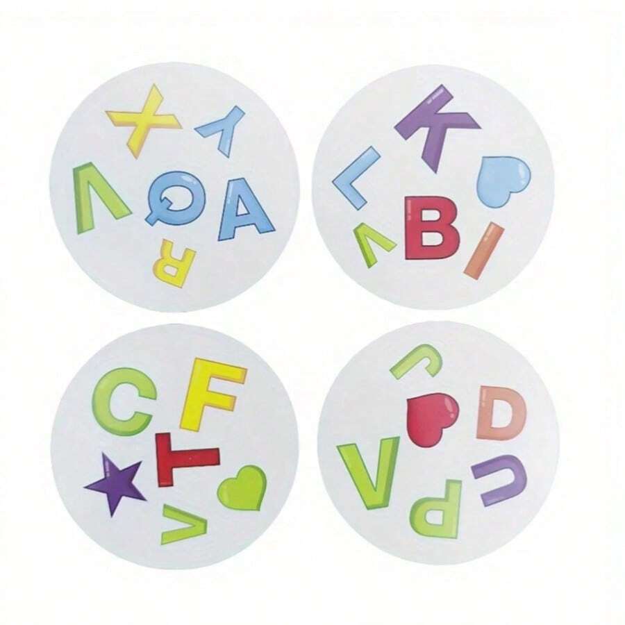 “字母符号配对卡牌游戏（绿色铁盒包装）”——快节奏的模式识别与配对游戏，字母/符号配对玩法，是游戏之夜、团体聚会、休闲竞技娱乐和快速脑力挑战活动的理想之选 - 彩色 - 查看 1