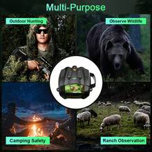 10x 4K Ultra HD Digital Night Vision Binoculars, 3-Inch High Resolution Display, And And Reliable Tactical Flashlight - Perfect For Outdoor Night Adventures And Wildlife Spotting, Great Gift For Men - Binoculars Night Vision - View 8