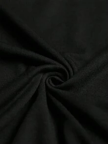 Camiseta oversize de mujer Dogpool Deadpool Wolverine Hugh Jackman Dogpool Talla grande para damas - Negro - Ver 4