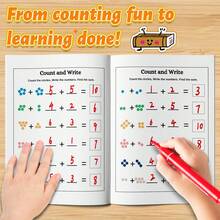 Dot Math Fun Activity Notebook , Count The Dots And Write Numbers, Add Them Up Practice Pages, Early Addition And Number Sense Training, Screen-Free Daily Math Practice For Home And Classroom - Dot Math Fun Activity Notebook - View 4