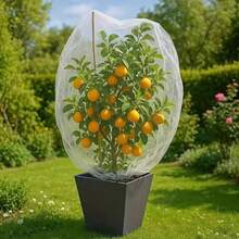 1pc Garden Bird Netting, Plant Fruit Tree Net With Pull Rope, Plant Cover Bag Insect Net To Protect Fruits, Vegetables And Flowers From Birds And Insects - A - View 1