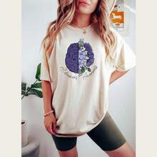 Alzheimers Awareness Shirt, Alzheimers Awareness Tee, Purple Ribbon Alzheimers Shirt, Alzhiemer's Awareness Month Shirt2 - trắng - Xem 1