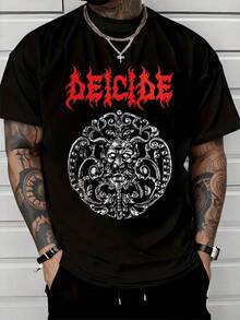 Símbolo antiguo que representa la lucha interna entre la luz y la oscuridad mostrando figuras ocultas y energía mística con detalles que evocan fuerza espiritual y transformación personal camiseta de hombre moderna cómoda para uso diario - Negro - Ver 8