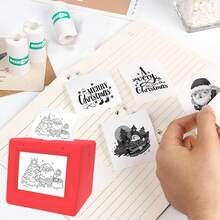 AI迷你打印机，便携式热敏无墨AI语音贴纸打印机，可用于打印图片、照片、笔记、清单、DIY作品、礼品，适用于家庭/学校/办公室/旅行等各种场合，随时随地实现您的创意。 - 彩色 - 查看 12