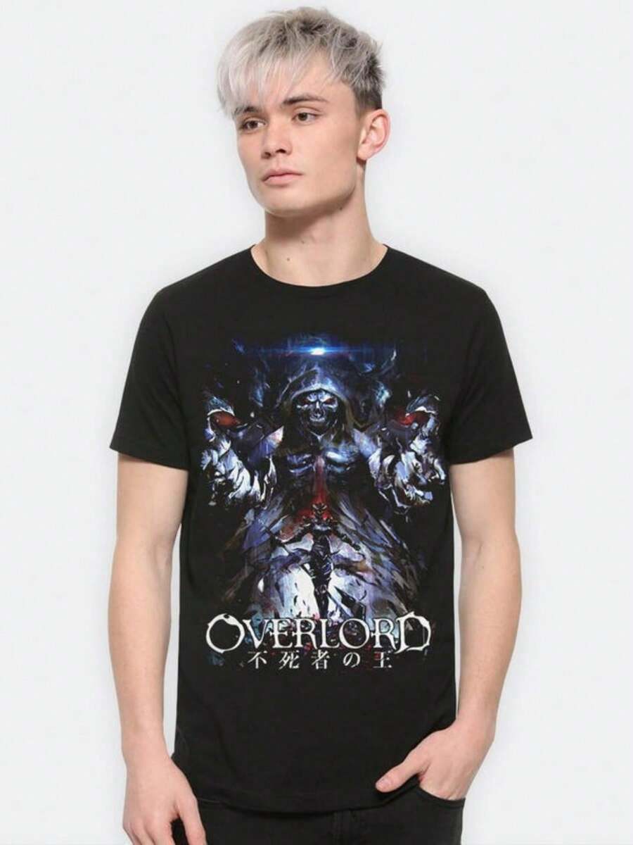 Overlord Ainz Ooal Gown-Shirt, Men39;S And Women39;S Sizes (VRL-764330) - 黑色 - 查看 1