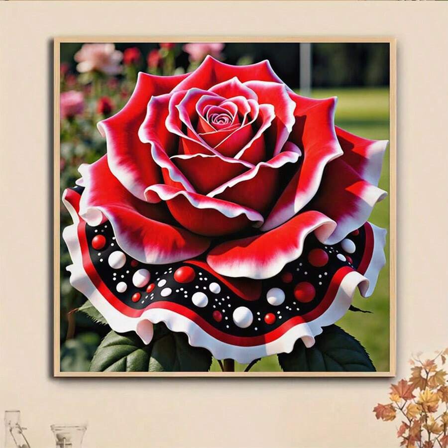 5D Diamond Painting Kit - Eternal Mother's Love Theme, Includes Vibrant Rose Flower Pattern, Round Diamond Beads And Vivid Colors, Suitable For Home/Office Wall Decor, Halloween & Christmas Gifts, Holiday Art, Handcraft DIY, Must-Have For Holiday Shoppers, Ideal For Home Decor Enthusiasts - View 1