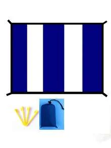 1pc New Edged 5-Color Patchwork Beach Blanket, Outdoor Beach Mat/Portable Picnic Pad, Suitable For Beach, Seaside, Garden, Yard, Park, Travel, Camping, Outdoor Gatherings, Birthday Parties. Can Be Used As Valentine's Day Girlfriend Gift, Family Outdoor Travel Gear, Lightweight Beach Essential (Includes 4 Pegs And Storage Bag) - A - View 17