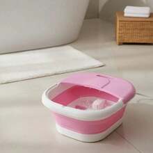 Spa Para Pies Electrica Baño Burbujas Plegable Portátil - Blanco - Ver 4