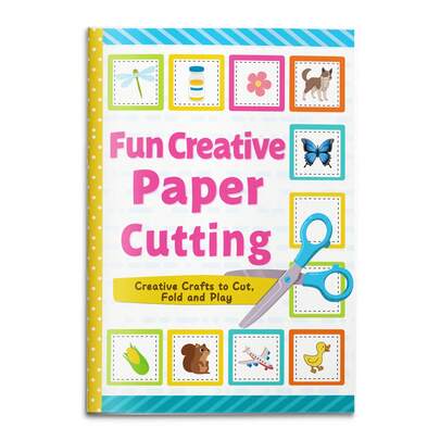Fun Creative Paper Cutting Activity Book , Cut Fold And Play Crafts With Dotted Lines, Pattern Sheets Cut And Paste Matching Games, Scissor Skills Practice, Screen-Free Learning To Build Focus, Hand Control And Early Logic