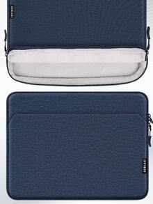 SENLASI Laptop Bag Compatible With Blue Black Gray 13-15.6 Inch Notebook, Laptop Bags ForMacBook,,HP Chromebook Surface Notebook,Laptop Briefcases, Dark Blue - View 1