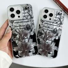 Fashionable Lily Slogan Graphic Aesthetic Pattern Phone Case Suitable For IPhone 17 Pro Max Air 16 15 14 Plus 13 12 11 Pro Max 16E X XS XR 7 8 Plus,Feather-Light Laser-Etched Glossy Smooth Shockproof Protective Cover - Multicolor - View 10