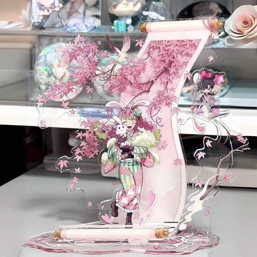 Kimetsu No Yaiba Nezuko Kamado Acrylic Stand, Desktop Decor, Gift For Friends - Multicolor - View 1