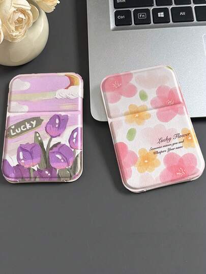 1个时尚折叠便携化妆镜，适合DIY学生宿舍。桌面化妆镜，用于美容。小巧便携，适合儿童、学生宿舍、手持补妆镜、双面手持折叠化妆镜、办公室、卧室、客厅、桌面化妆镜，外出时携带的可爱小巧便携镜，翻盖式设计。