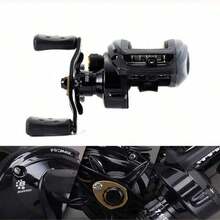 Máy câu cá Pro Max Low-End Water Drop Wheel tỷ lệ truyền động 7.1:1, lực kéo 8KG, 7+1 bạc đạn, kèm mồi câu chính hãng. - Nhiều màu - Xem 3