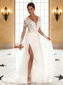 Vestidos de novia - Blanco - Ver 3