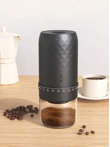 Coffee Grinders For Home Use,Portable Burr Coffee Bean Grinder Electric With Cleaning Brush,10 Cups Per Charge,Espresso Grinder For Travel, Camping, Home & Office. - Black - View 1