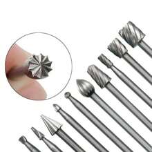 10-Piece HSS Titanium Router Bit Set For Routing, Rotary Milling, File Cutter, Wood Carving, Carving Knife, Cutting Tool Accessories AVHQ - 1 - View 6