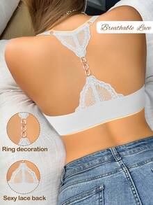 Peach Girl Women's Front Closure Underwire Bra With Backless Design - Breathable, Shaping & Lifting, Sexy & Comfortable, Great Gift - White - View 2