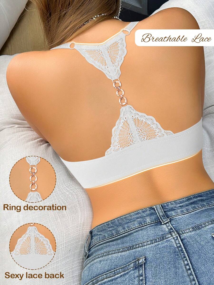 Peach Girl Women's Front Closure Underwire Bra With Backless Design - Breathable, Shaping & Lifting, Sexy & Comfortable, Great Gift