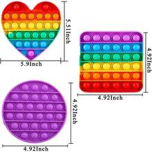 2026 Spring & Summer 12 Pack Assorted Fidget Toys Set, Push Pop Bubble Sensory Toys For Stress And Anxiety Relief, Perfect Party Favors, Easter Presents, Classroom Rewards, Birthday Gifts For Boys Girls Toddlers Kids And Adults - 12件裝 多色 - 查看 7