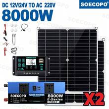 8000W Solar Inverter Kit (12V24V DC To 110V/220V AC) + 2pcs Solar Panels + 100A Controller - SEP-11K-2-e8000 - View 14