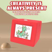 AI迷你打印机，便携式热敏无墨AI语音贴纸打印机，可用于打印图片、照片、笔记、清单、DIY作品、礼品，适用于家庭/学校/办公室/旅行等各种场合，随时随地实现您的创意。 - 彩色 - 查看 9