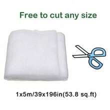 1PC 53.8-269SQ.FT 60 Mesh Net Garden Protection Net Mist Net Bird Net Nylon Plastic Net Greenhouse Vegetable Insect Net - White Insect Netting - View 13