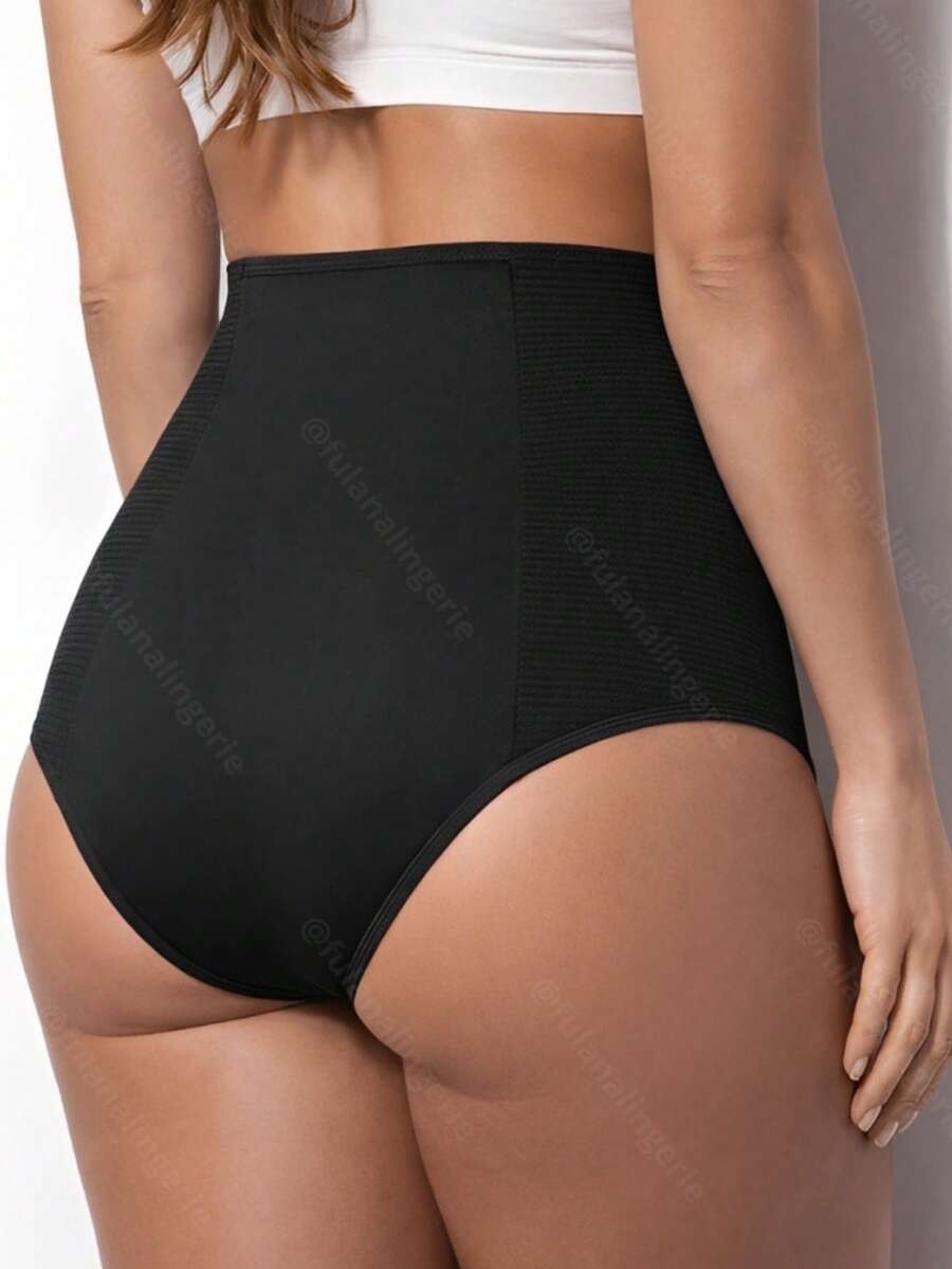 Kit 2 Postpartum Post-Operative Compression Girdle Panties Waist Shaper - Manu - 黑色 - 查看 1