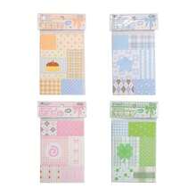 Set de 4 cuadernos de notas A5 con espiral y líneas + notas adhesivas desprendibles - Multicolor - Ver 2