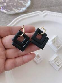 1个方形菱形聚合物粘土首饰切割器，聚合物粘土工具，首饰制作工具 - 方形鑽石 - 查看 5