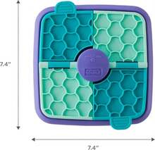 Outward Hound By Nina Ottosson Lick Nu2019 Flip 3-In-1 Interactive Dog Puzzle Toy, Lick Mat &Amp; Slow Feeder U2013 Calming Enrichment For Small &Amp; Medium Dogs, Holds 1 Cup Of Wet Of Dry Food, 7.4 In X 7.4 In - ColorA - 查看 9