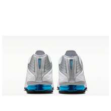 Nike Shox R4 'Metallic Silver White Blue Lagoon' - Bạc - Xem 2