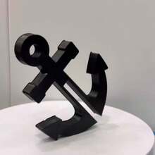 1pc Anchor-Shaped Bathroom Hook Glass Door Adhesive Towel Rack Creative Kitchen Storage Organizer Wall Mounted Hanger Waterproof Stainless Steel Hardware Holder For Bathroom Bedroom Living Room Decor - View 7