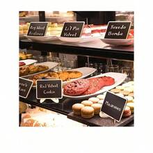 10pcs Mini Chalkboard Display Boards, Home Decor Signs, Mini Message Boards, Wooden Blackboards Suitable For Wedding, Baking Display, Hotel, Party, Dessert, Place Cards, Mother's Day, Graduation Ceremony And More Occasions - Nhiều màu - Xem 5
