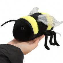 BLUESLEMON 2 Sizes Cute Plush Bee Doll, Soft Stuffed Bee Doll, Made Of Polyester Fiber, Multi-Color, Suitable For Easter Home Decor And Holiday Gifts For Young People, Insect, Plush Doll - Multicolor - View 10