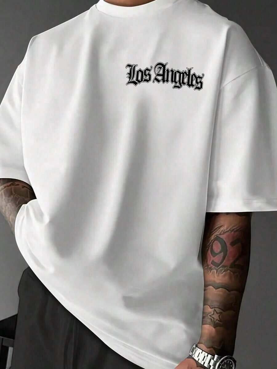 [L0s Angeles Dodgers Merchandise T-Shirt] A Must-Have Outdoor Sports T-Shirt For Baseball Fans | High-Quality Thick, Loose-Fitting T-Shirt - 白3 - 查看 1