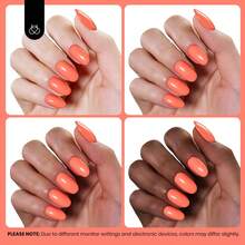 Beetles 15ml Hema Free Black Gel Polish – Silent Charm Audrey Color Long-Lasting Soak Off UV LED Glossy Manicure DIY Nail Art - 15Ml Hema-free Coral Orange - 查看 5