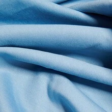 Adidas Men's Casual Round Neck Knit Short Sleeve T-Shirt, JD5224, Spring/Summer - Blue - View 5