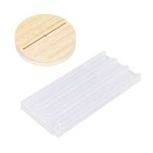 Rotatable Coffee Capsule Holder - 48 Holes Acrylic & Bamboo Wood Pod Rack Stand For Home Coffee Pod Organizer ,Coffee Service Coffee Accessories - Plastic - View 7
