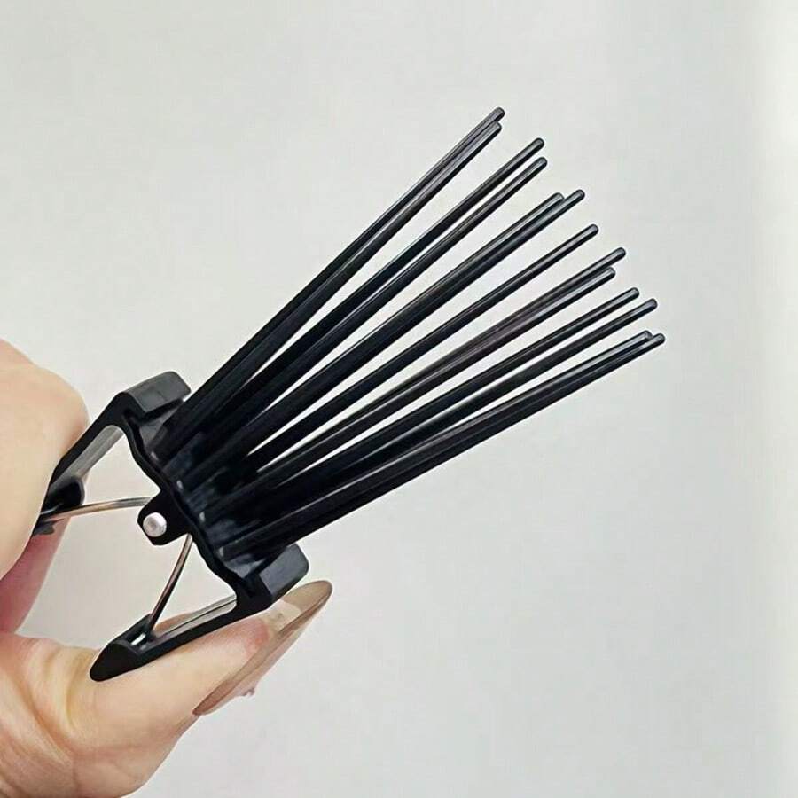 Clip para el cabello con volumen de flequillo, accesorio de cabello natural e invisible, unisex - Negro - Ver 1