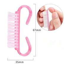 20 件套指甲刷除尘刷半透明除尘刷指甲清洁刷塑料刷套装 - 彩色 - 查看 7