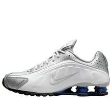 Nike Shox R4 'Metallic Silver White Royal' - 銀色 - 查看 1
