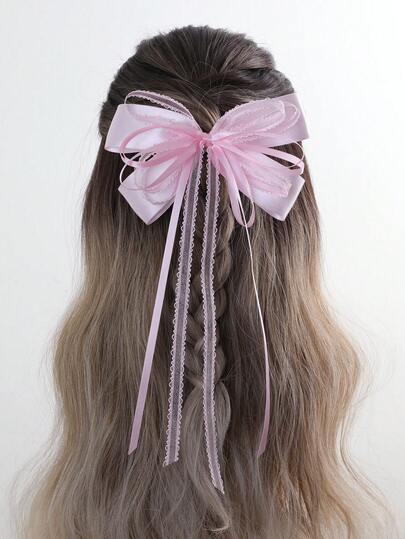 1pc Multilayer Bohemian Style Butterfly Hair Scrunchie, Suitable For Daily And Vacation Use