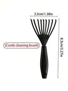 1pc Unisex Unscented Professional Styling Comb And Beard Brush, Gradient And Scissor Cleaning Comb, Hair Styling Smoothing Tool, Suitable For Thick And Thin Hair, Perfect For National Day, Bathroom, Scalp Massage, Back To School, Travel, Vacation, Daily Life/Christmas/Christmas Decoration/Christmas Gift - One Size Fits All - View 10