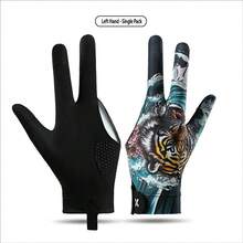 1 chiếc găng tay tập luyện bi-a 3 ngón, chống trượt, thoáng khí, co giãn. - Găng tay bida kín ngón - Xem 11