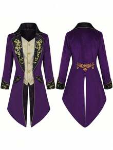 Court-style Swallowtail Coat, Style 2, Purple